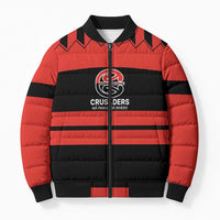 New Zealand Rugby Pacific Custom Bomber Puffer Jacket Whatumoana Classic Retro 2025 - Polynesian Pride