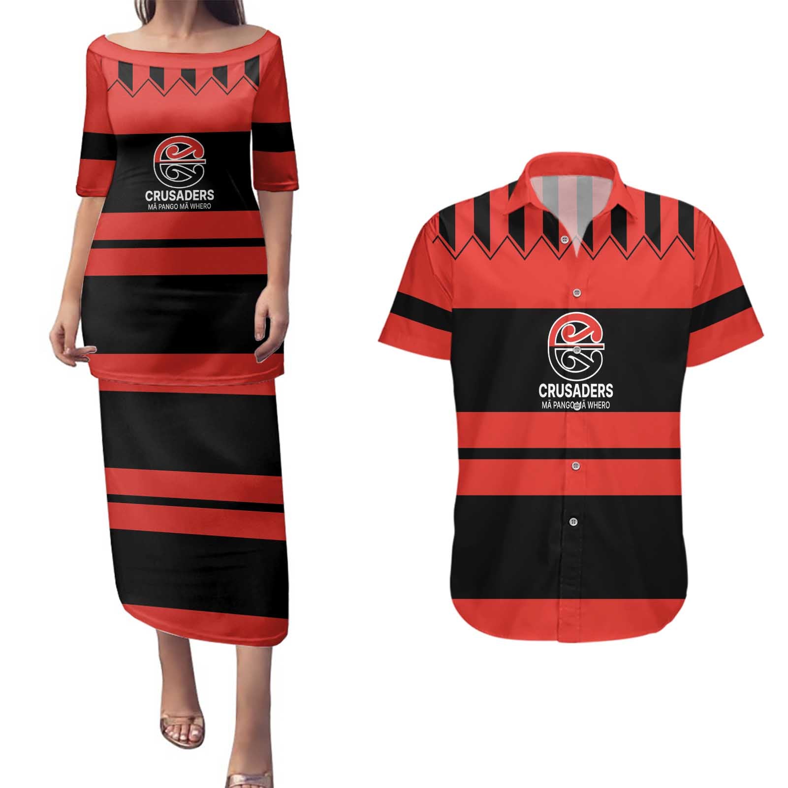 New Zealand Rugby Pacific Custom Couples Matching Puletasi and Hawaiian Shirt Whatumoana Classic Retro 2025