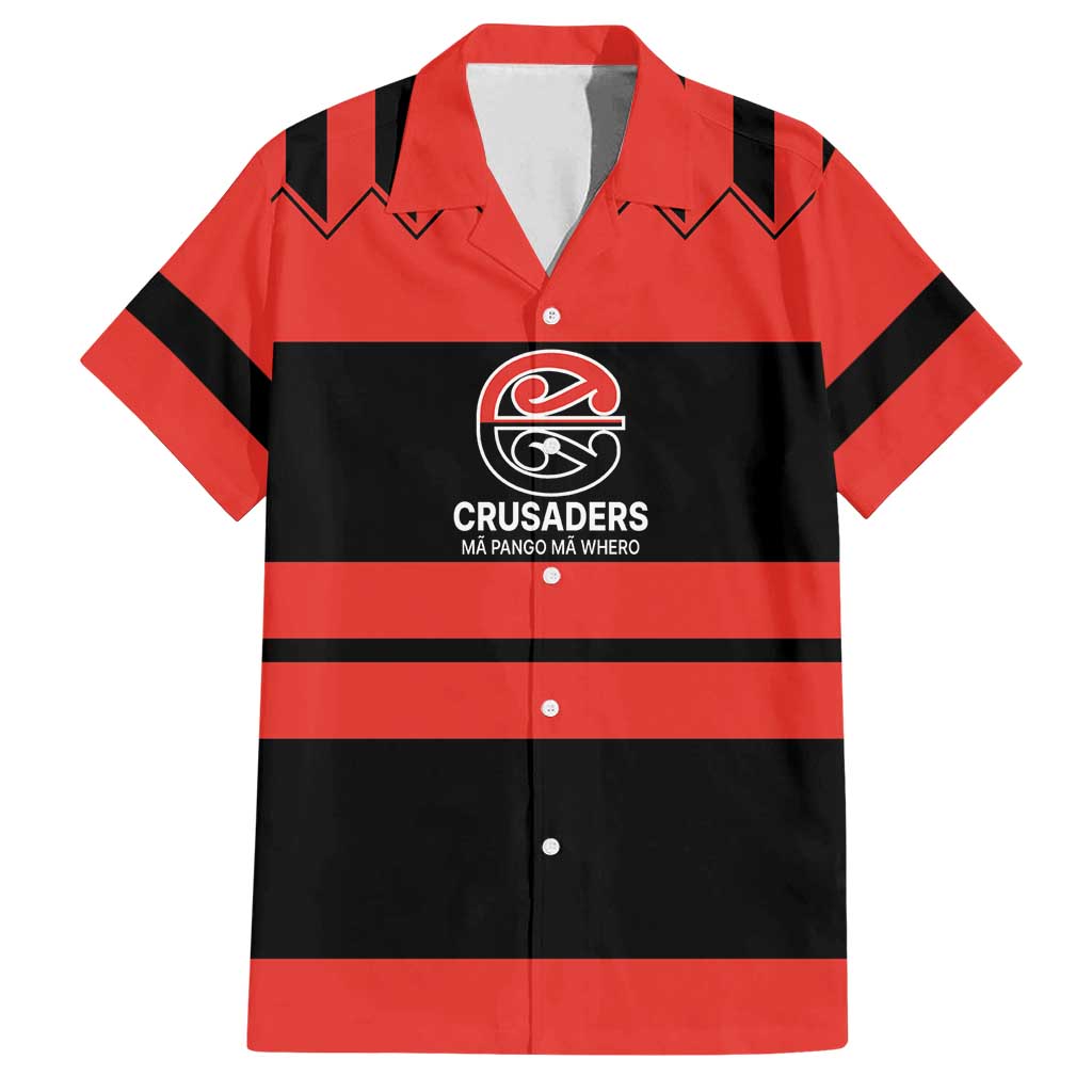 New Zealand Rugby Pacific Custom Family Matching Off Shoulder Short Dress and Hawaiian Shirt Whatumoana Classic Retro 2025 LT9 Dad's Shirt - Short Sleeve Red - Polynesian Pride