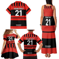 New Zealand Rugby Pacific Custom Family Matching Tank Maxi Dress and Hawaiian Shirt Whatumoana Classic Retro 2025 LT9 - Polynesian Pride
