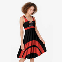 New Zealand Rugby Pacific Custom Midi Dress Whatumoana Classic Retro 2025 - Polynesian Pride