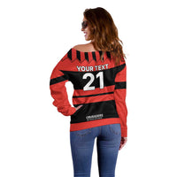 New Zealand Rugby Pacific Custom Off Shoulder Sweater Whatumoana Classic Retro 2025 LT9 - Polynesian Pride