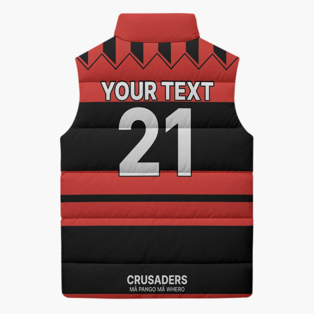 New Zealand Rugby Pacific Custom Sleeveless Puffer Jacket Whatumoana Classic Retro 2025 - Polynesian Pride