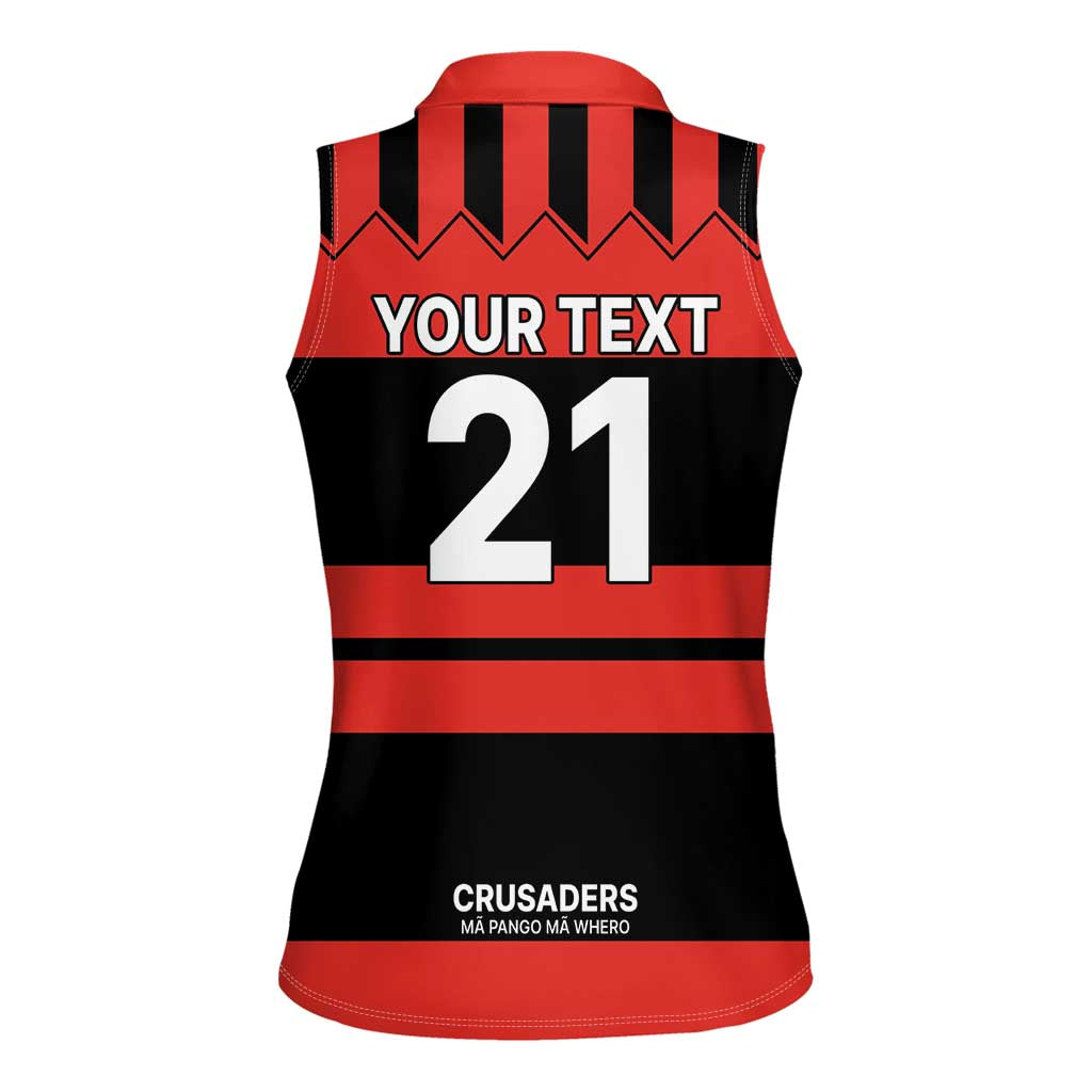 New Zealand Rugby Pacific Custom Women Sleeveless Polo Shirt Whatumoana Classic Retro 2025