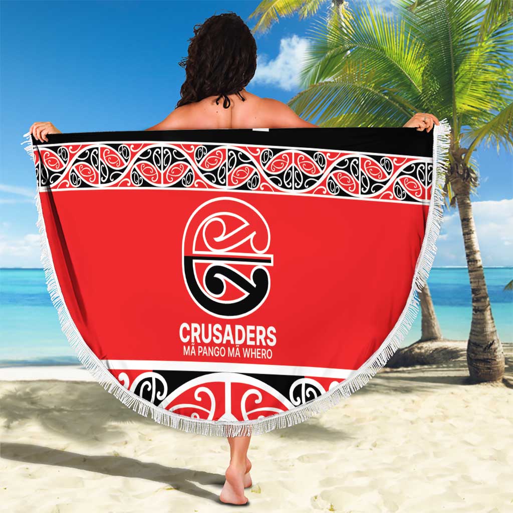 New Zealand Rugby Pacific Custom Beach Blanket Whatumoana Maori Kowhaiwhai Pattern LT9 - Polynesian Pride
