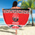 New Zealand Rugby Pacific Custom Beach Blanket Whatumoana Maori Kowhaiwhai Pattern