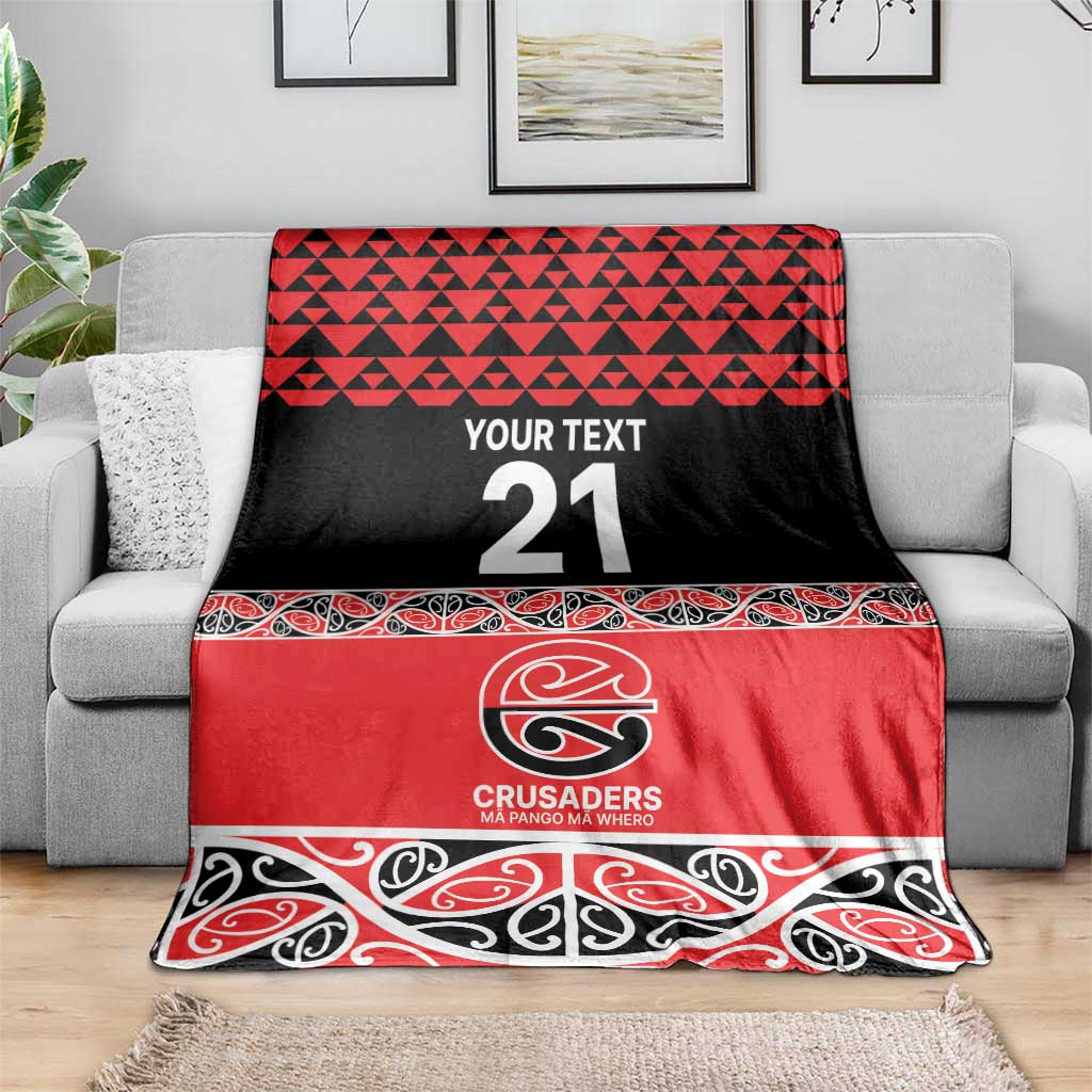 New Zealand Rugby Pacific Custom Blanket Whatumoana Maori Kowhaiwhai Pattern LT9 - Polynesian Pride