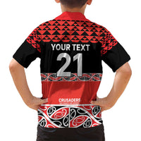 New Zealand Rugby Pacific Custom Family Matching Long Sleeve Bodycon Dress and Hawaiian Shirt Whatumoana Maori Kowhaiwhai Pattern LT9 - Polynesian Pride