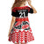 New Zealand Rugby Pacific Custom Family Matching Short Sleeve Bodycon Dress and Hawaiian Shirt Whatumoana Maori Kowhaiwhai Pattern