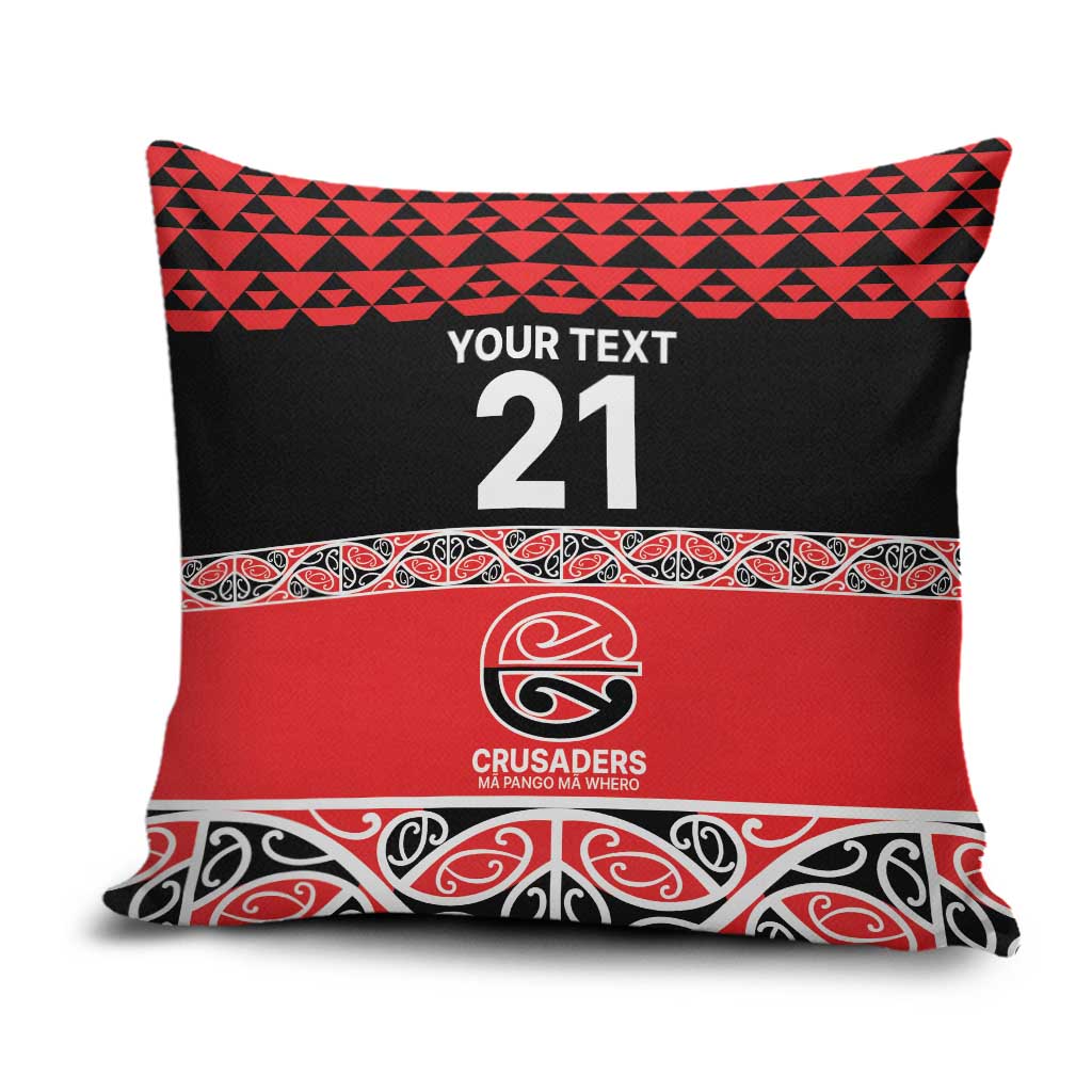 New Zealand Rugby Pacific Custom Pillow Cover Whatumoana Maori Kowhaiwhai Pattern LT9 Blue - Polynesian Pride