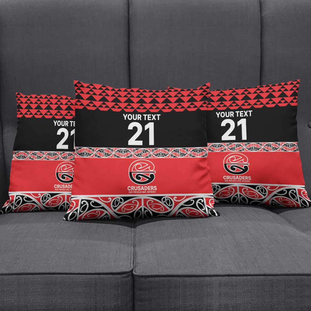 New Zealand Rugby Pacific Custom Pillow Cover Whatumoana Maori Kowhaiwhai Pattern LT9 - Polynesian Pride