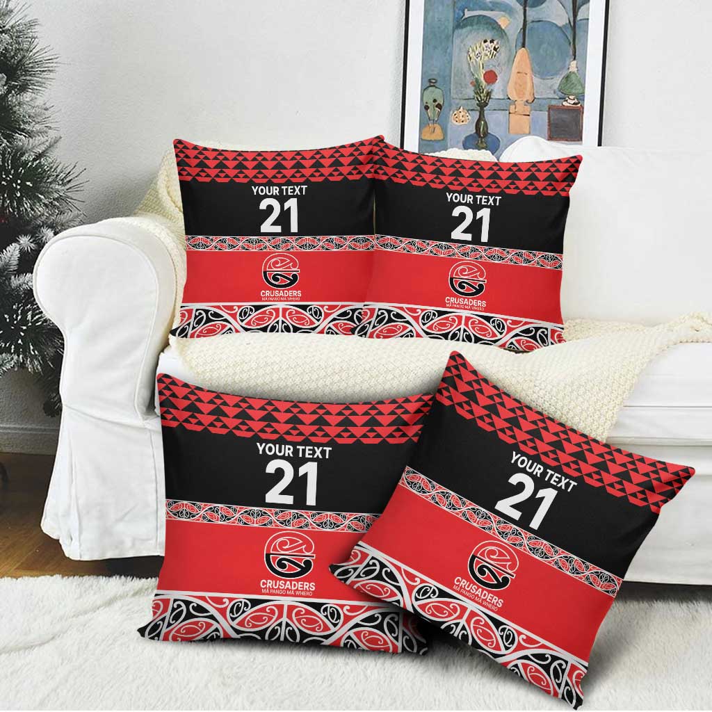New Zealand Rugby Pacific Custom Pillow Cover Whatumoana Maori Kowhaiwhai Pattern LT9 - Polynesian Pride