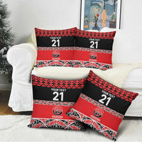 New Zealand Rugby Pacific Custom Pillow Cover Whatumoana Maori Kowhaiwhai Pattern LT9 - Polynesian Pride