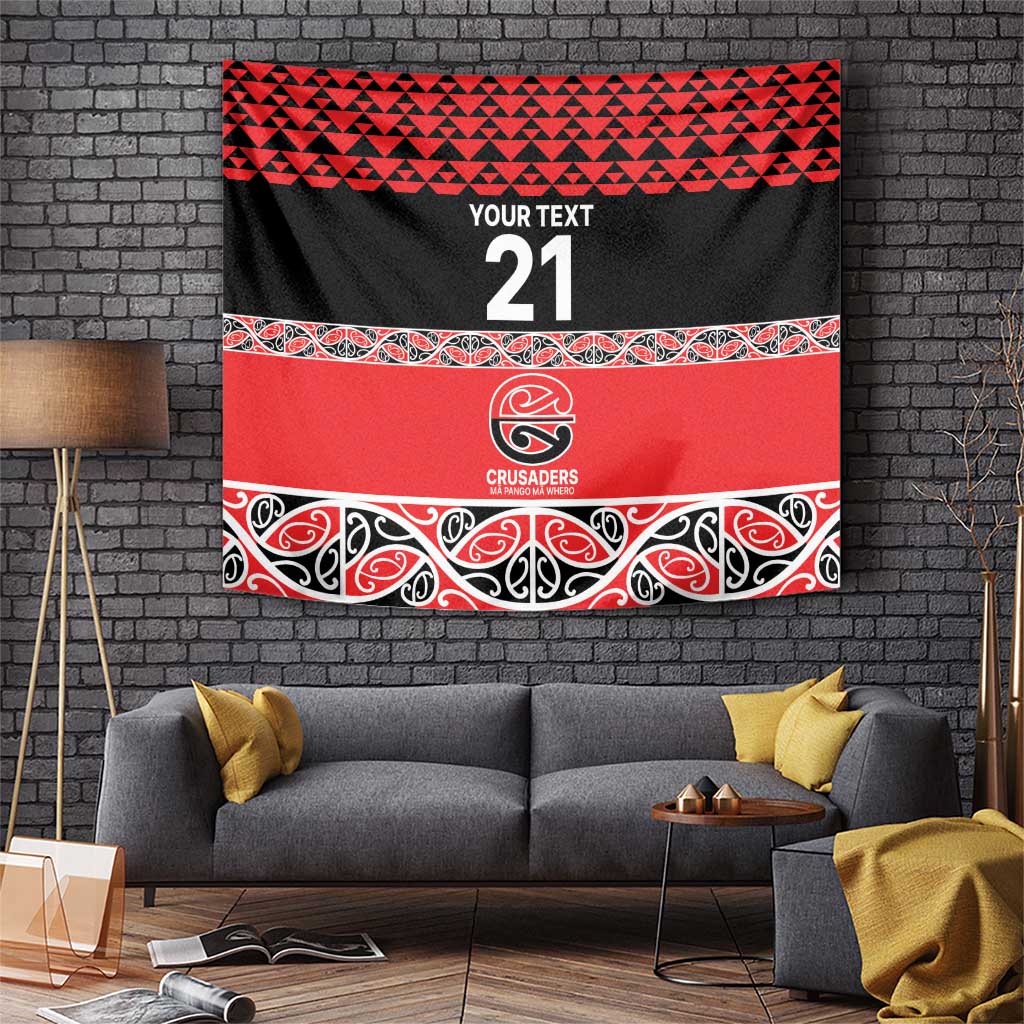New Zealand Rugby Pacific Custom Tapestry Whatumoana Maori Kowhaiwhai Pattern LT9 Blue - Polynesian Pride