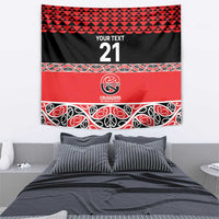 New Zealand Rugby Pacific Custom Tapestry Whatumoana Maori Kowhaiwhai Pattern LT9 - Polynesian Pride
