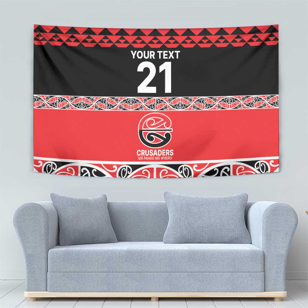 New Zealand Rugby Pacific Custom Tapestry Whatumoana Maori Kowhaiwhai Pattern LT9 - Polynesian Pride