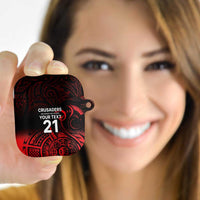 New Zealand Rugby Pacific Custom AirPods Case Whatumoana Maori Tribal Tattoo - Polynesian Pride