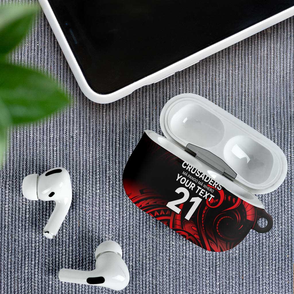 New Zealand Rugby Pacific Custom AirPods Case Whatumoana Maori Tribal Tattoo - Polynesian Pride
