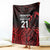 New Zealand Rugby Pacific Custom Blanket Whatumoana Maori Tribal Tattoo