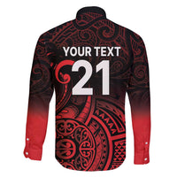New Zealand Rugby Pacific Custom Family Matching Short Sleeve Bodycon Dress and Hawaiian Shirt Whatumoana Maori Tribal Tattoo LT9 - Polynesian Pride