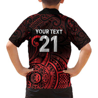 New Zealand Rugby Pacific Custom Hawaiian Shirt Whatumoana Maori Tribal Tattoo