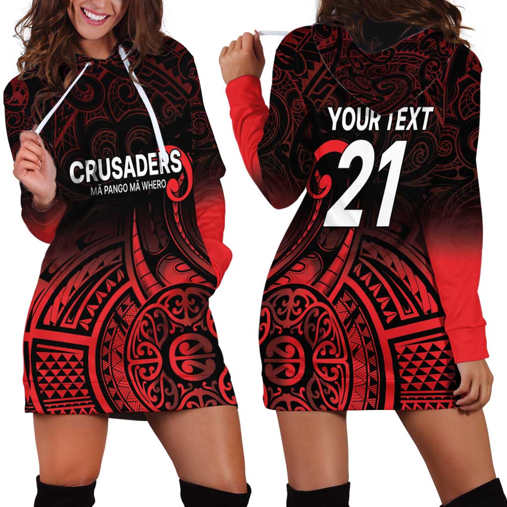 New Zealand Rugby Pacific Custom Hoodie Dress Whatumoana Maori Tribal Tattoo