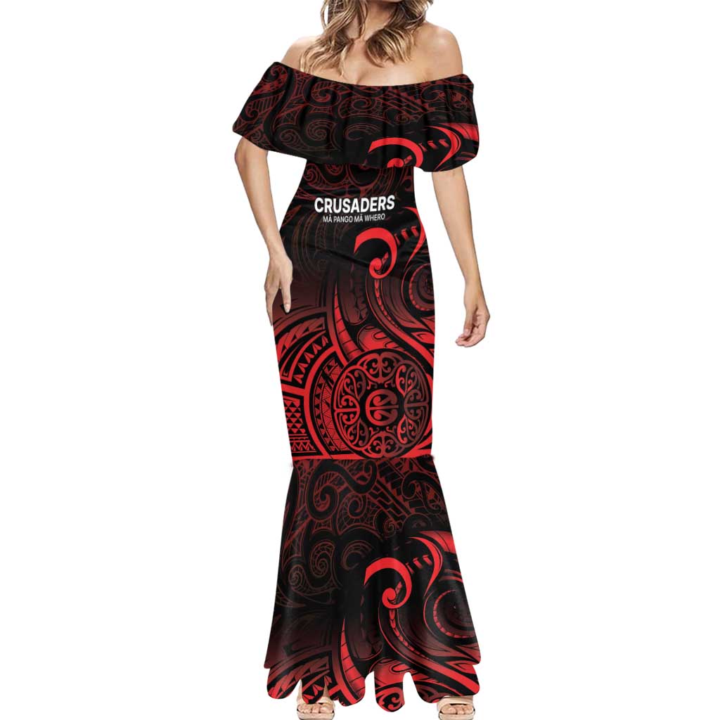New Zealand Rugby Pacific Custom Mermaid Dress Whatumoana Maori Tribal Tattoo LT9 - Polynesian Pride