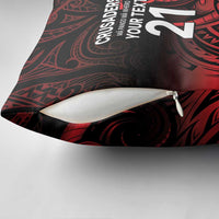 New Zealand Rugby Pacific Custom Pillow Cover Whatumoana Maori Tribal Tattoo LT9 - Polynesian Pride