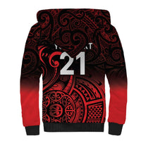 New Zealand Rugby Pacific Custom Sherpa Hoodie Whatumoana Maori Tribal Tattoo LT9 - Polynesian Pride