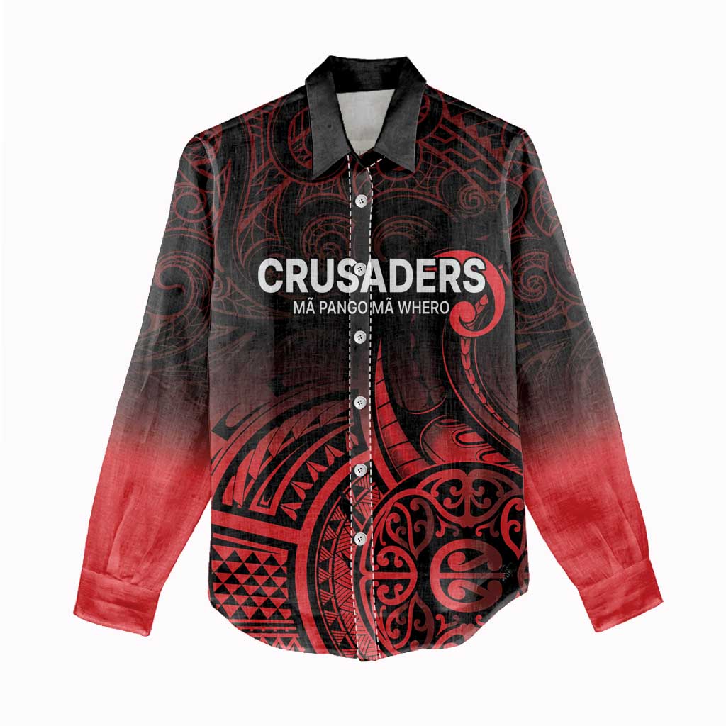 New Zealand Rugby Pacific Custom Women Casual Shirt Whatumoana Maori Tribal Tattoo LT9 - Polynesian Pride