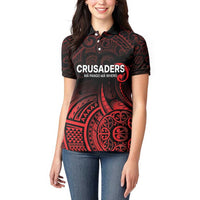 New Zealand Rugby Pacific Custom Women Polo Shirt Whatumoana Maori Tribal Tattoo