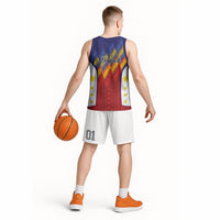 Personalized Philippines Eight Rays Sun Basketball Jersey Traditional Filipino Igorot Pattern Motif