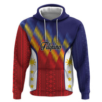 Personalized Philippines Eight Rays Sun Hoodie Traditional Filipino Igorot Pattern Motif