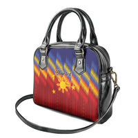 Personalized Philippines Eight Rays Sun Shoulder Handbag Traditional Filipino Igorot Pattern Motif