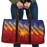 Personalized Philippines Eight Rays Sun Travel Bag Traditional Filipino Igorot Pattern Motif