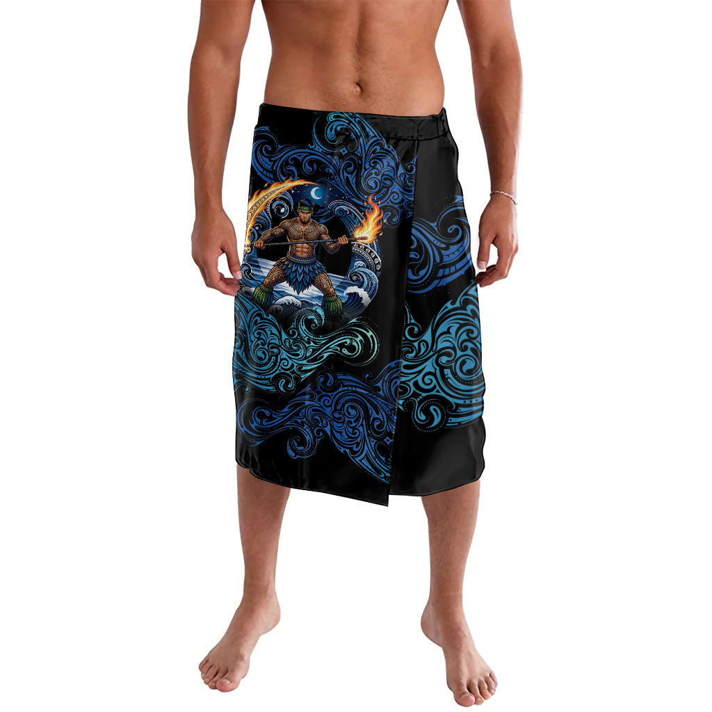 Samoa Siva Afi Lavalava Fireknife Fire Dance Pacific Tribal Motif