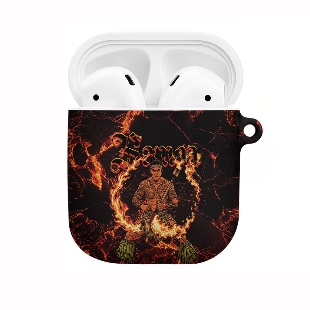 Samoa Siva Afi Dance Fireknife AirPods Case Polynesian Heritage Fire Dance