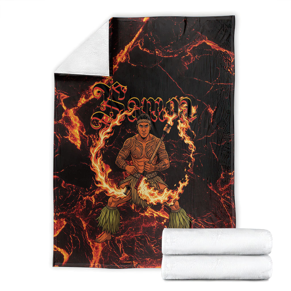 Samoa Siva Afi Dance Fireknife Blanket Polynesian Heritage Fire Dance