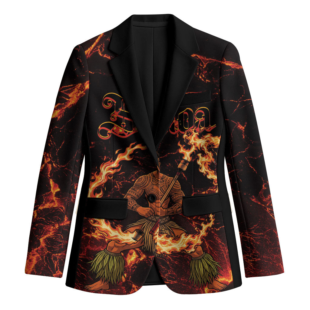 Samoa Siva Afi Dance Fireknife Blazer Polynesian Heritage Fire Dance