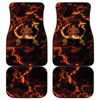 Samoa Siva Afi Dance Fireknife Car Mats Polynesian Heritage Fire Dance