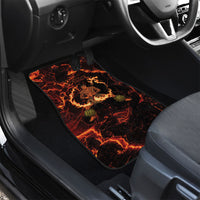 Samoa Siva Afi Dance Fireknife Car Mats Polynesian Heritage Fire Dance