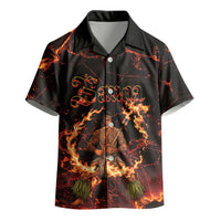 Samoa Siva Afi Dance Fireknife Kid Hawaiian Shirt Polynesian Heritage Fire Dance