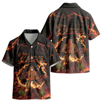 Samoa Siva Afi Dance Fireknife Kid Hawaiian Shirt Polynesian Heritage Fire Dance