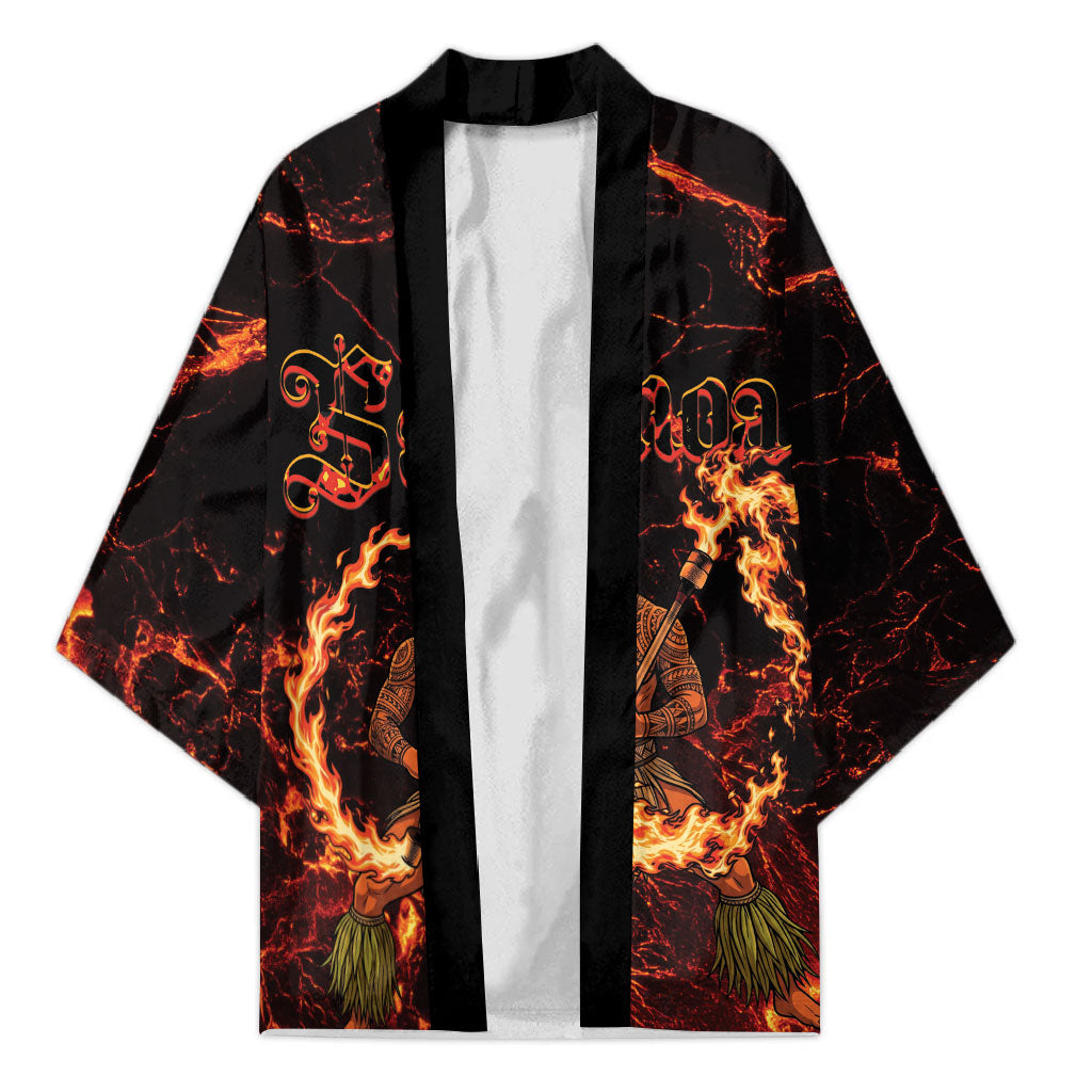 Samoa Siva Afi Dance Fireknife Kimono Polynesian Heritage Fire Dance