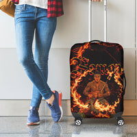 Samoa Siva Afi Dance Fireknife Luggage Cover Polynesian Heritage Fire Dance