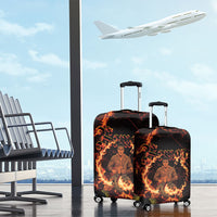 Samoa Siva Afi Dance Fireknife Luggage Cover Polynesian Heritage Fire Dance