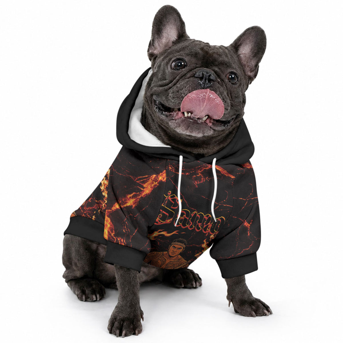 Samoa Siva Afi Dance Fireknife Pet Hoodie Polynesian Heritage Fire Dance LT9 - Polynesian Pride