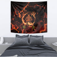 Samoa Siva Afi Dance Fireknife Tapestry Polynesian Heritage Fire Dance