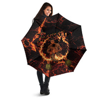 Samoa Siva Afi Dance Fireknife Umbrella Polynesian Heritage Fire Dance