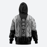 Samoan Ula Nifo Afi Tribal Hoodie Polynesian Pattern